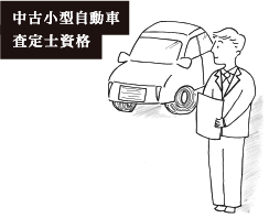 中古小型自動車 査定士資格